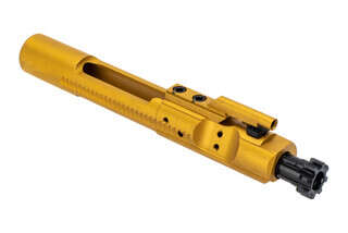 The Guntec titanium Nitride bolt carrier group is made from 9310 and 8620 steel